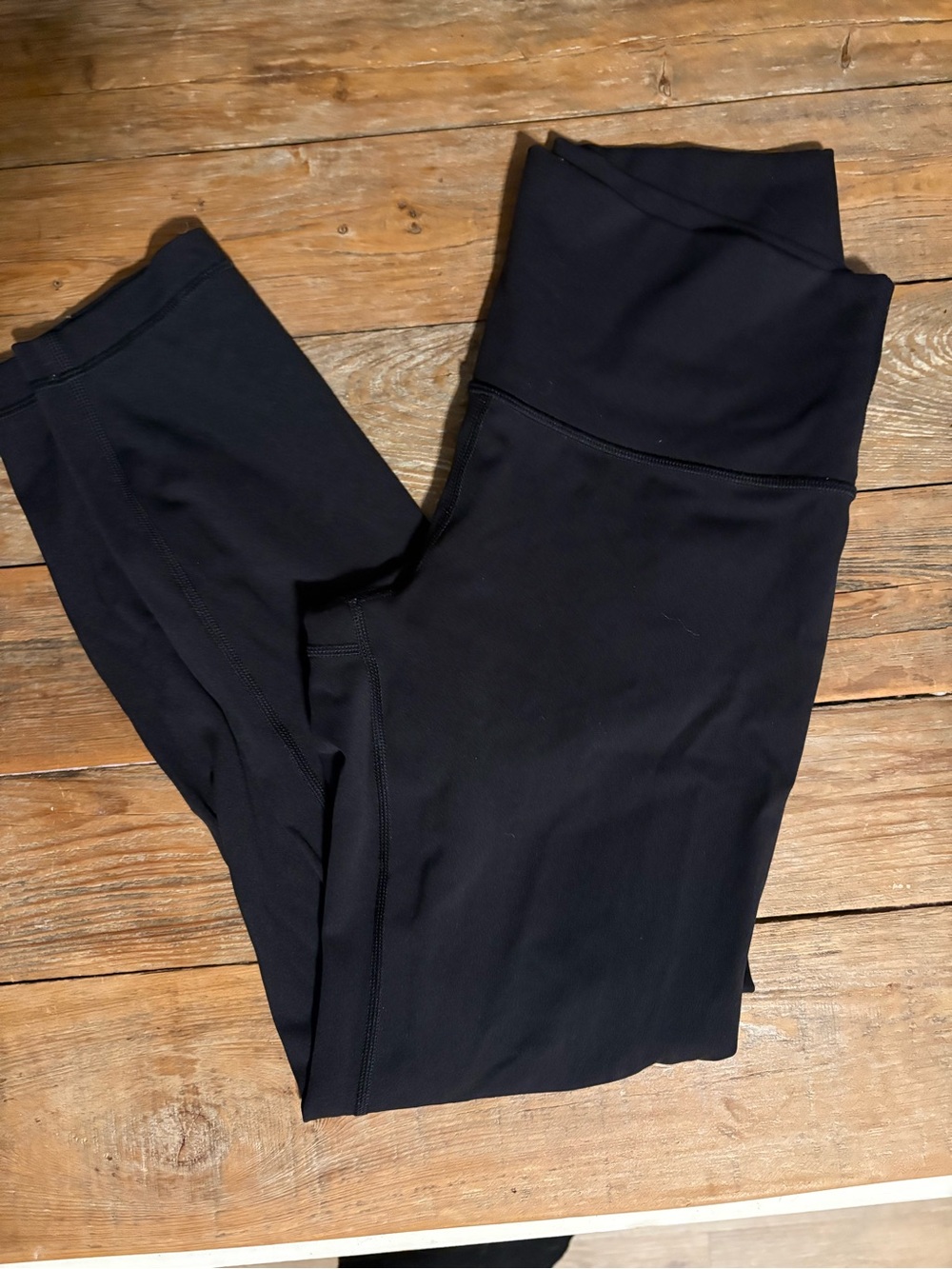 Lululemon Black High Rise Leggings Size 8 Wunder Train Under Yoga